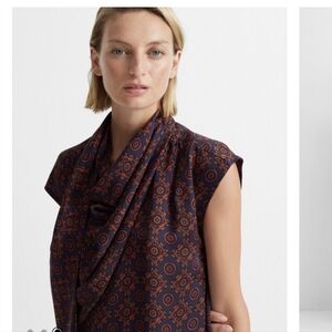 Drape neck dress club Monaco